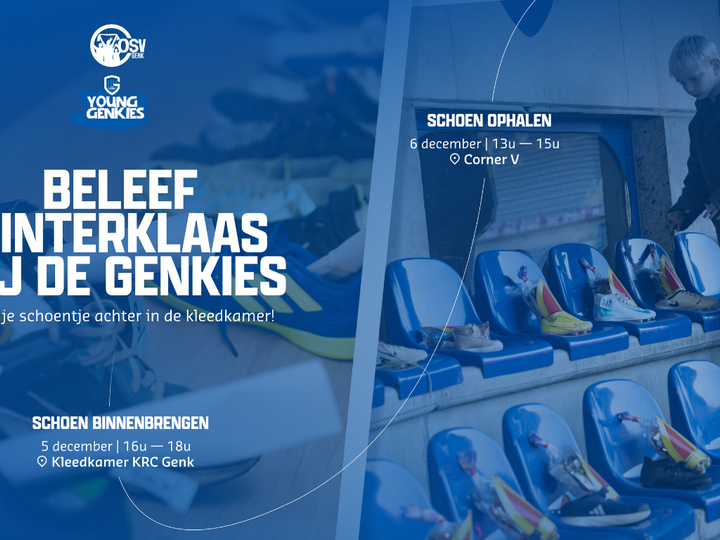KOM JE SCHOEN ZETTEN BIJ KRC GENK
