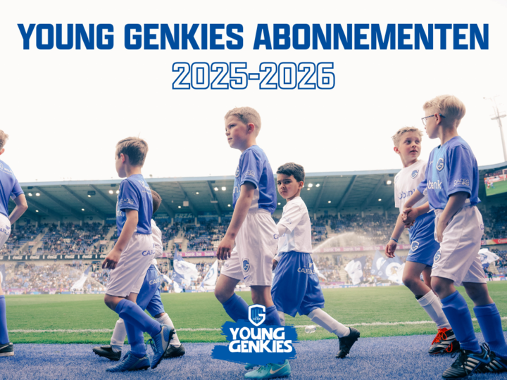 YOUNG GENKIES ABONNEMENTEN SEIZOEN 25/26