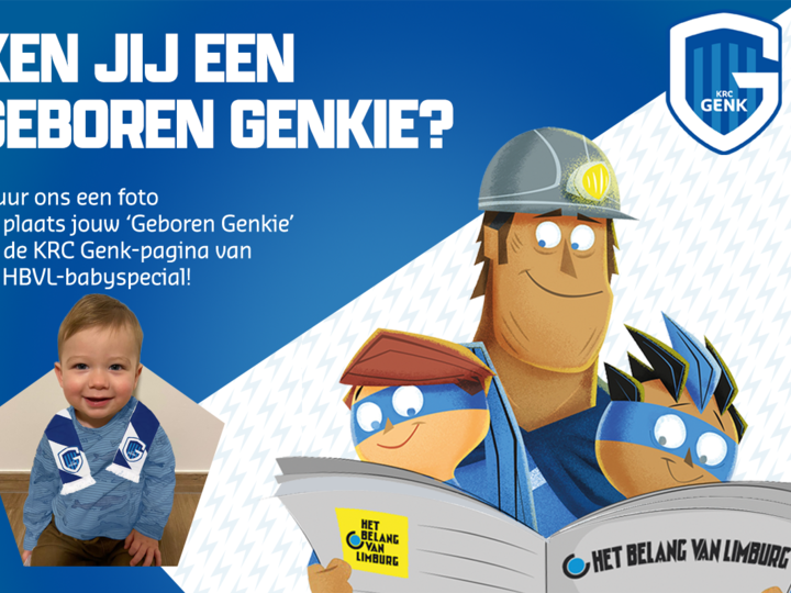 SCHRIJF JOUW 'GEBOREN GENKIE' IN VOOR DE HBVL-BABYSPECIAL