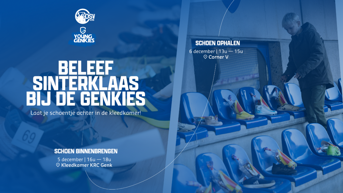 KOM JE SCHOEN ZETTEN BIJ KRC GENK