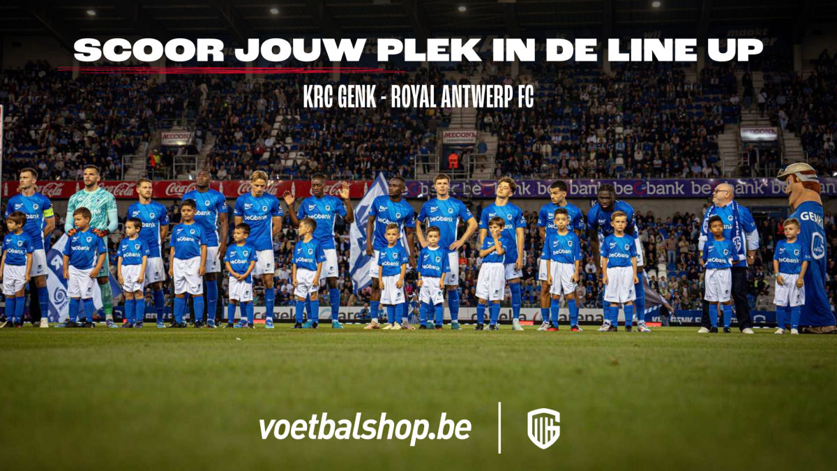 Voetbalshop.be LINE UP (KRC Genk - R Antwerp FC)